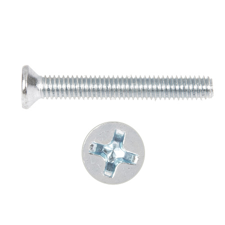 Винт с потайной головкой DIN965 4х30 (10шт) пакет  BROZEX  *10/100