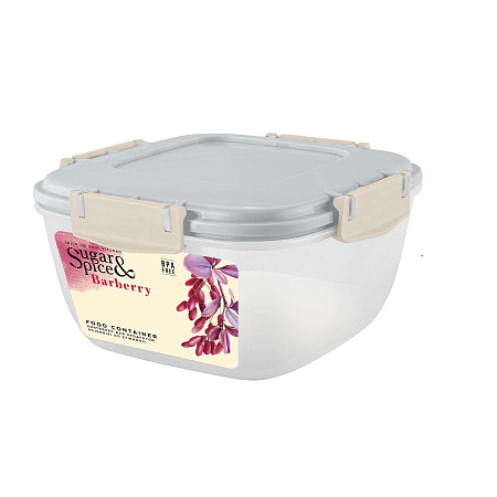 Контейнер д/прод. пластм. "Barberry" 1,0л 165х165х96мм герметичный SE224310025("Sugar Spice")*1/17