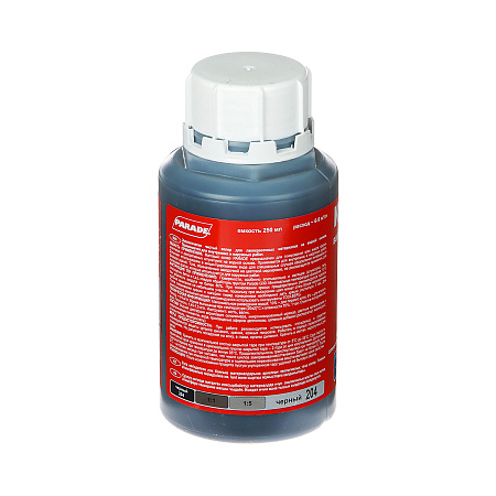 Колер краска черный №204 0,25 л PARADE *1/10/1260