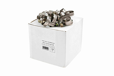 Хомут червячный 12-22мм (7/8") нерж. промтара CRAFTMATE *100/1200