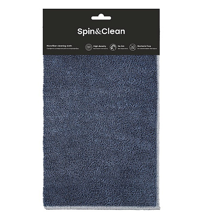 Салфетка для уборки универсальная микрофибра 30х30см "Rock'n'Roll" Антрацит SC690112003 *1/60