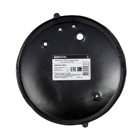 Светильник накладной 60Вт круг с реш. черный НПБ1302 TDM SQ0303-0033 *1/12