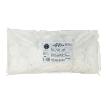 Волокна армирующие - фибра стеклянная 18мм 0,9кг ВСМ18-0.9 ("К-Арма") *20