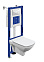Инсталляция CARINA XL EO(унитаз, кр.slim DP lift+инст AQUA SMART, кн CORNER пл. белый)Cersanit*1/6