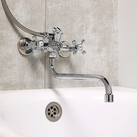 Смеситель д/ванны "Эверест"  B22-065 с 2 ручками *1/10