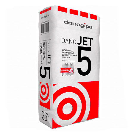 Шпатлевка полимерная выравнивающая 25 кг Dano JET5 *1/42