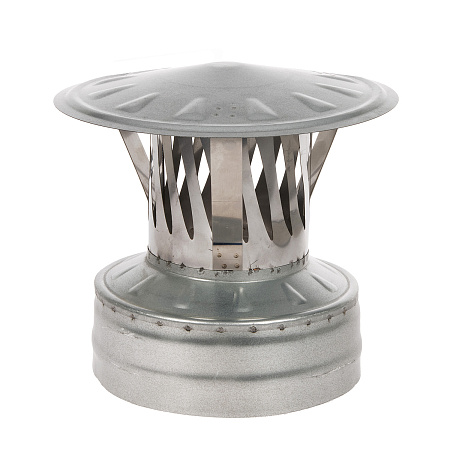 Оголовок с искрогасителем 120х200 нерж./оцинк., 0,5мм 0,5мм,   *1/6