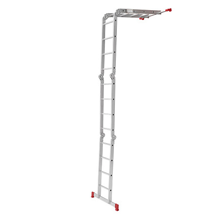 Лестница многофункциональная трансформер алюм. 4х4ступ.,общ.дл.4,52м,max нагр150кг 2320404 "НВ" *1