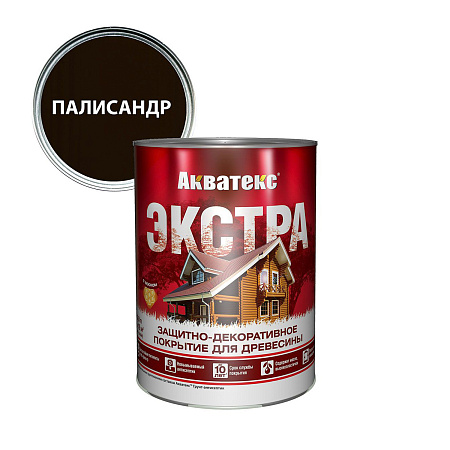 Защитно-декоративное покрытие для древесины алкидное палисандр 2,7 л Акватекс-ЭКСТРА *1/4/144