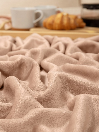 Плед 150*200см фланель однотонный скрутка TF FNP PI4 045/1520 NC Absolute *1