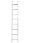 Лестница приставная алюм.  8 ступеней,общ.дл.2,12м,вес 2,5кг,max нагр.150кг1210108 "Новая высота" *1