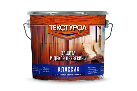Защитно-декоративное покрытие для древесины алкидное Сосна 3 л Текстурол КЛАССИК  *1/168