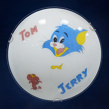 Светильник светодиодный стекло FX1075/12  LED 12Вт (диам 300мм)    VERNER LIGHTING *1