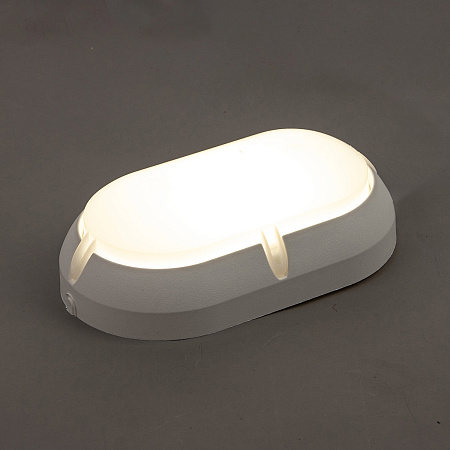 Светильник накладной светодиодный 7Вт 4.0K 520Лм IP65 овал белый OBL ОНЛАЙТ 71687 *1/32