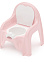 Горшок детский пластм. - "стульчик туалетный" Розовый М1528 (ЗПИ "Альтернатива") *1/6