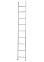 Лестница приставная алюм.  9 ступеней,общ.дл.2,37м,вес 2,8кг,max нагр.150кг1210109 "НВ" *1