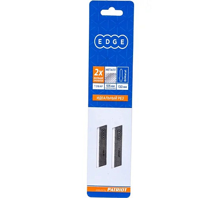 Пилки для лобзика по металлу 105мм/1,2 (2шт.) EDGE Т318AP *10/50