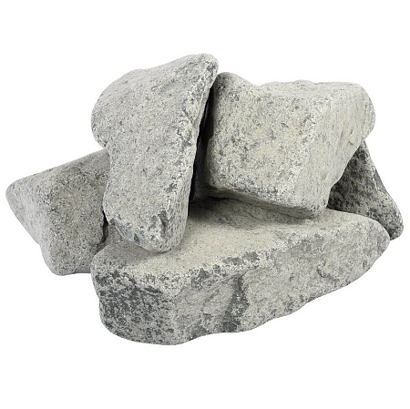 Камень для бани Габбро - диабаз обвалованный 20 кг  *1/40