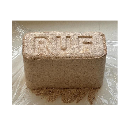 Брикет топливный RUF 10 кг (уп=12шт.) ЩЕПА березовый *96