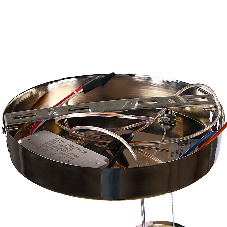 Люстра 8897/130W Chrome 500 мм 3 реж., пульт S=16м2  VERNER LIGHTING *1