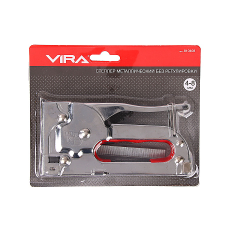 Степлер мебельный тип 53 скоба 4-8мм металлический арт.810408 VIRA *1