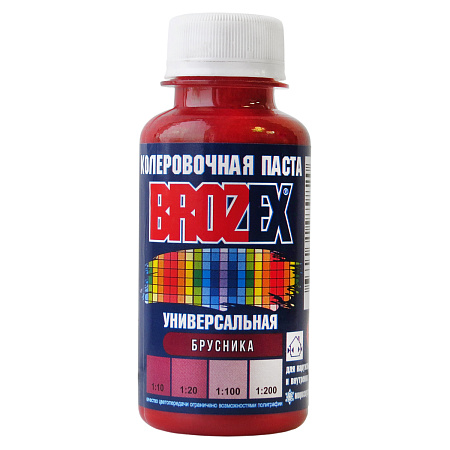 Колер паста брусника №39 0,1 л BROZEX *6/108