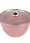 Кастрюля алюм. литая а/приг. Kukmara "Trendy style" Rose 4,0л Ст.кр. к41tsr *1/3