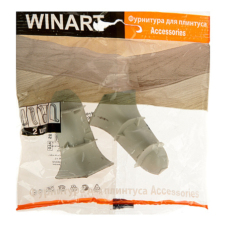 Внутренний угол Wimar  822 Дуб Альба 58ММ (уп.2шт)   *50