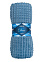 Плед 200*220см фланель кубики лёгкий синийYLS FNQL BL7 034/2022 NC Absolute *1