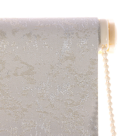 Штора рулонная Блэкаут ВЕНЕЦИЯ белое золото 60*160 Магеллан *1/8
