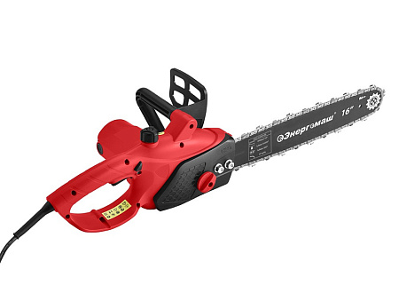 Пила цепная электрическая 2400Вт шина40,5см цепь57зв. шаг3/8" паз1,3мм ПЦ-2416 Энергомаш *1/4