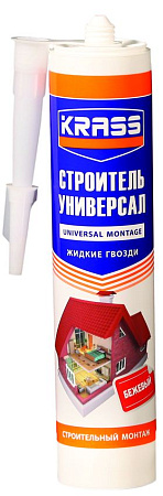 Жидкие гвозди универсальные 300мл белый KRASS (до-15) немороз *1/12/1440