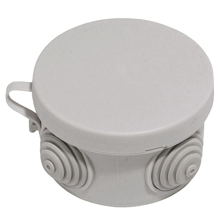 Коробка распределительная ОП КР2601-И  D65h40мм IP55 HEGEL 4ввода *10/260