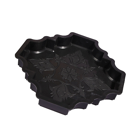 Форма для тротуарной плитки "Клевер Краковский Гладкий" большой 31 х 31 х 4 см Ф11020 *10/800