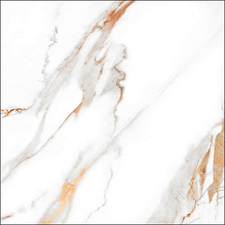 Керамогранит Calacatta Royal грес глаз. белый 600*600*9.5 GT60600103MR Global Tile *1,44 / 43.2