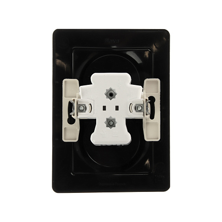 Розетка "BLANCA" СП 2-мест. антрацит 16А 250В  BLNRS000026  *6/12