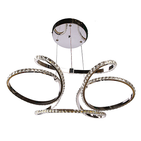 Люстра 8897/130W Chrome 500 мм 3 реж., пульт S=16м2  VERNER LIGHTING *1