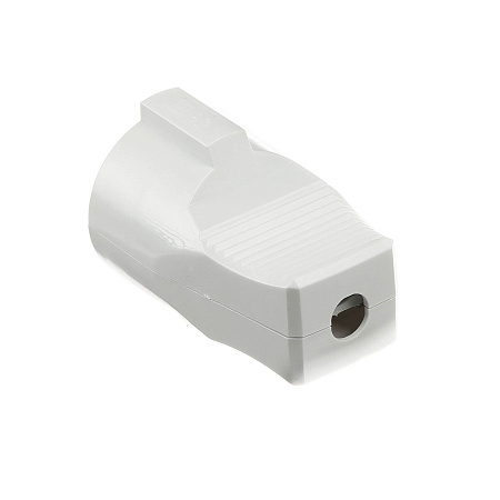 Розетка кабельная с з/к белый 16А 250В TDM SQ1806-0031  *10/20/200