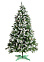 Елка  искусственная "Элитная" серебро 2,2м *1/6