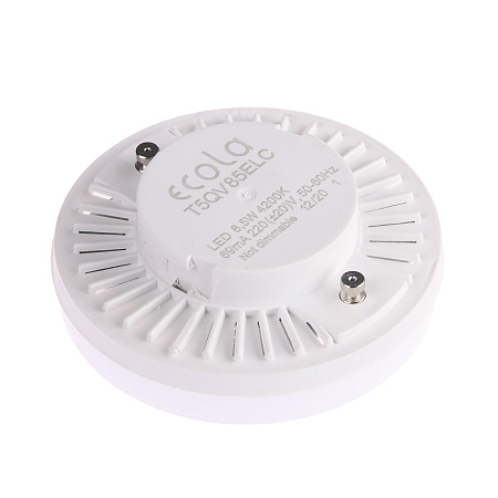 Лампа светодиодная 8,5W GX53 таблетка 4K нейтральный матовая Ecola 27x75 T5QV85ELC *10/100