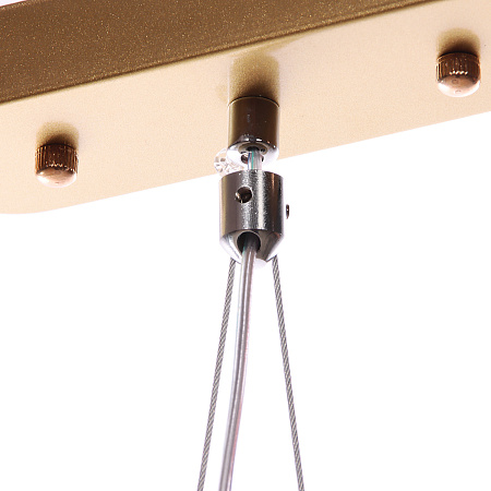 Люстра S2124/1 GD LED 3000К-6500К (h=800, d=200) б/пульта  VERNER LIGHTING *1