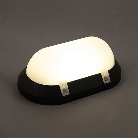 Светильник накладной светодиодный 8Вт 4.0K 700Лм IP65 овал черный NBL-LED Navigator 94824*1/32