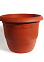 Кашпо пластм. "Toprak" 23,0л d верха 330мм h300мм с поддоном Терракот А5260тр (Копейск)   *1/5
