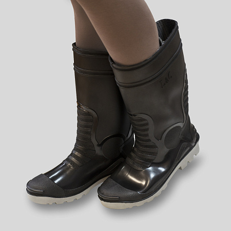 Сапоги мужские ПВХ утепленные арт. 046н  р. 41-45 *6