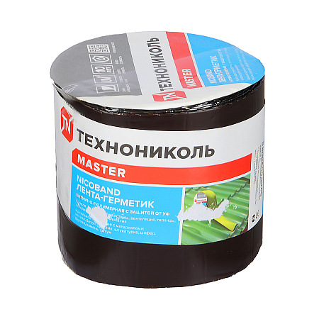 Лента-герметик  0,1м х 3м коричневая самоклеящаяся NICOBAND ТехноНиколь *1/12