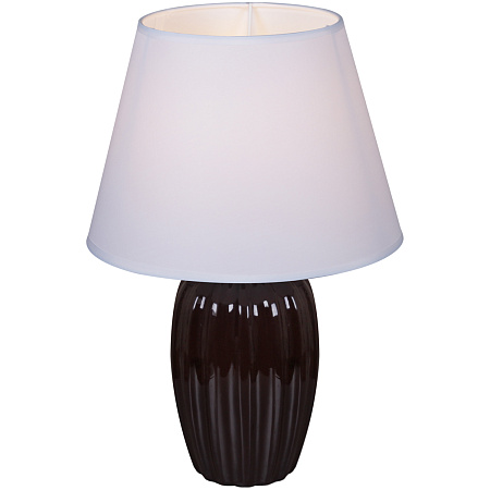 Лампа настольная 98065-0.7-01 Е14 40Вт (керамика+абажур)  *1/12