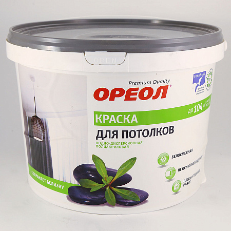 Краска акриловая для потолков 13 кг Ореол*1/44