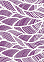 Коврик для ванной ПВХ шир. 65см х12м "V-line" Фотопечать 7107 leaves-purple "Листья лиловые" *12