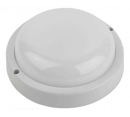 Светильник накладной светодиодный 15Вт 4.0К 1425Лм IP65 круг белый ЖКХ ЭРА Б0047623 *1/40