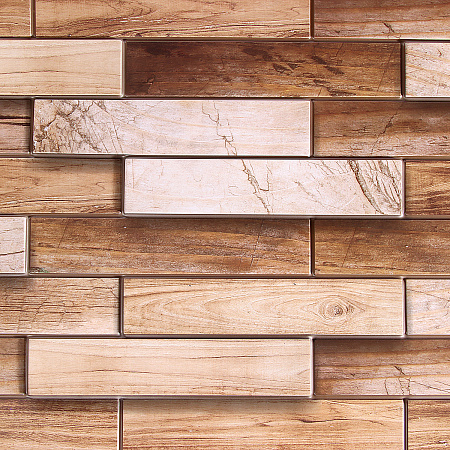 Панель стеновая ПВХ "ГРЕЙС" Дерево Орех (980*480 мм) *10